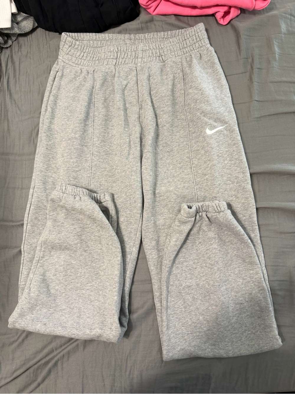 Nike' Grey Fleece Sweatpants